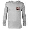 thumbnail image 1 of Marvel Avengers Hawkeye Hero Circle - Long Sleeve T-Shirt for Men - Customized-Athletic Heather, 1 of 5