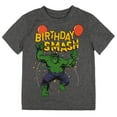 thumbnail image 1 of Marvel Avengers Hulk Birthday Little Boys T-Shirt Toddler to Big Kid, 1 of 5