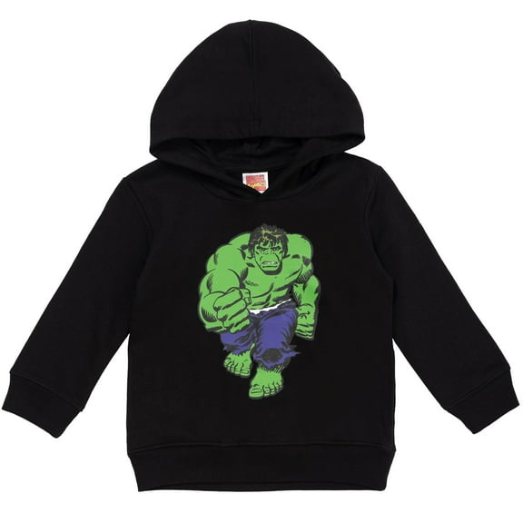 Marvel Avengers Hulk Fleece Pullover Hoodie Toddler to Big Kid