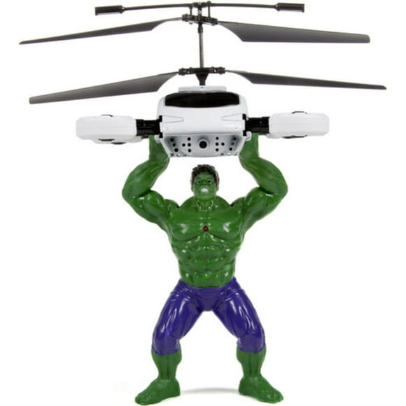Marvel Avengers Hulk Flying Helicopter Figure; Children Aged 8+