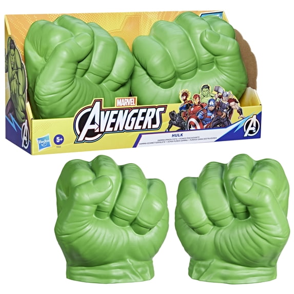 Marvel Avengers Hulk Gamma Smash Fists Role Play Toy for Kids, Ages 5 and up