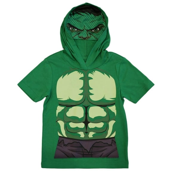 Marvel Avengers Hulk Hooded T-Shirt with Mask (Toddler Boys & Little Boys)