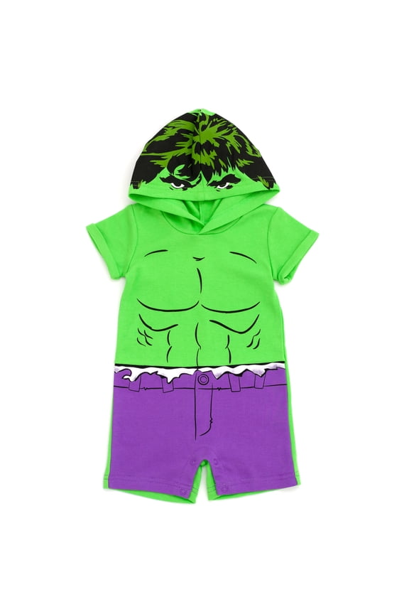 Avengers Hulk Newborn Baby Boys Cosplay Romper Newborn to Toddler
