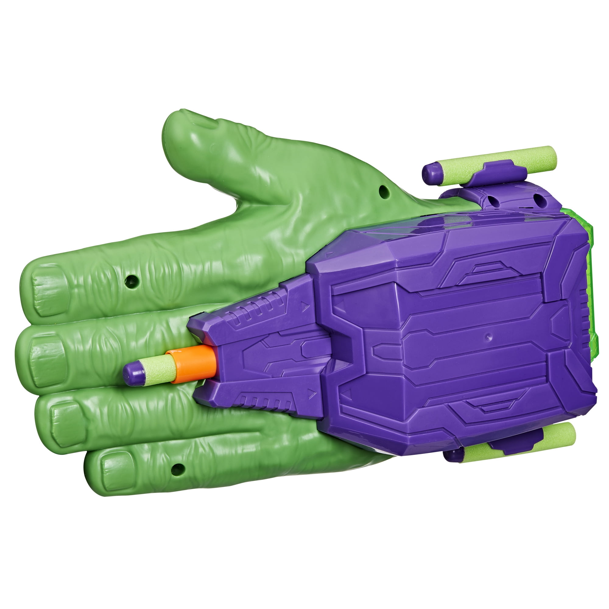Marvel Avengers Hulk Thunderclap Blaster Roleplay Toy with 3 NERF Darts, Ages 5+