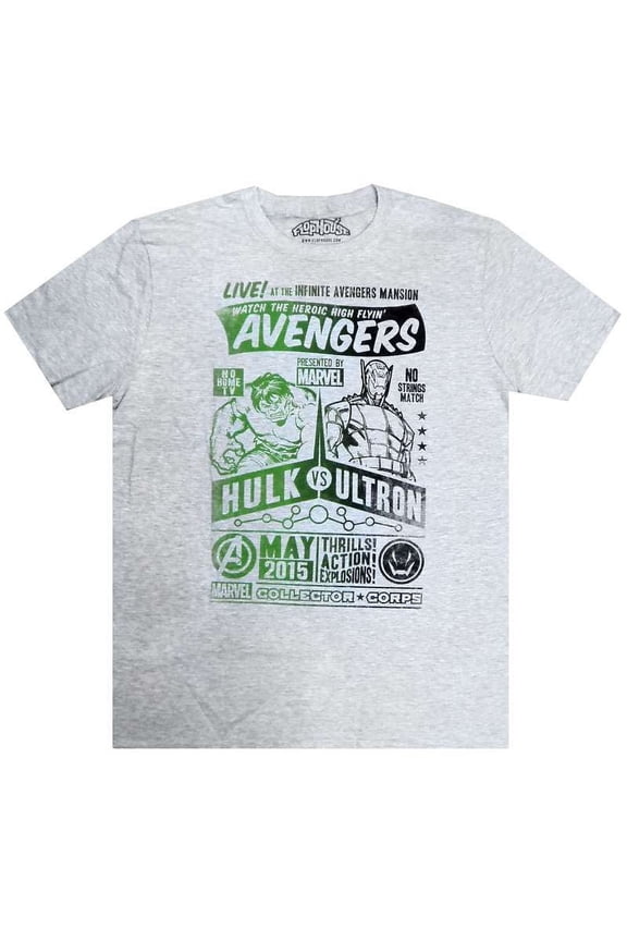 Avengers Hulk vs. Ultron T-Shirt (Large)