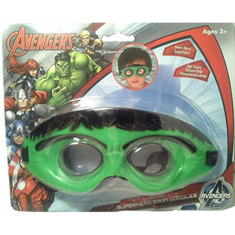 Marvel Avengers Incredible Hulk Deluxe Superhero Swim Goggles