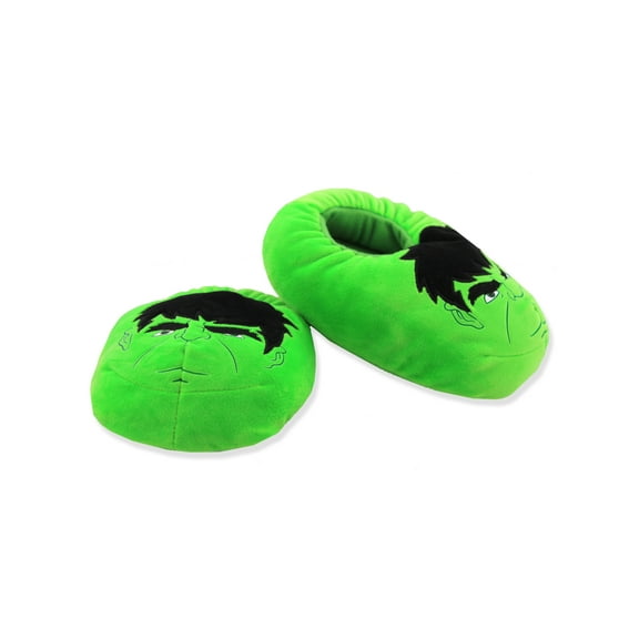 Marvel Avengers Incredible Hulk Kids Plush Mooshy Slippers AVF232Y