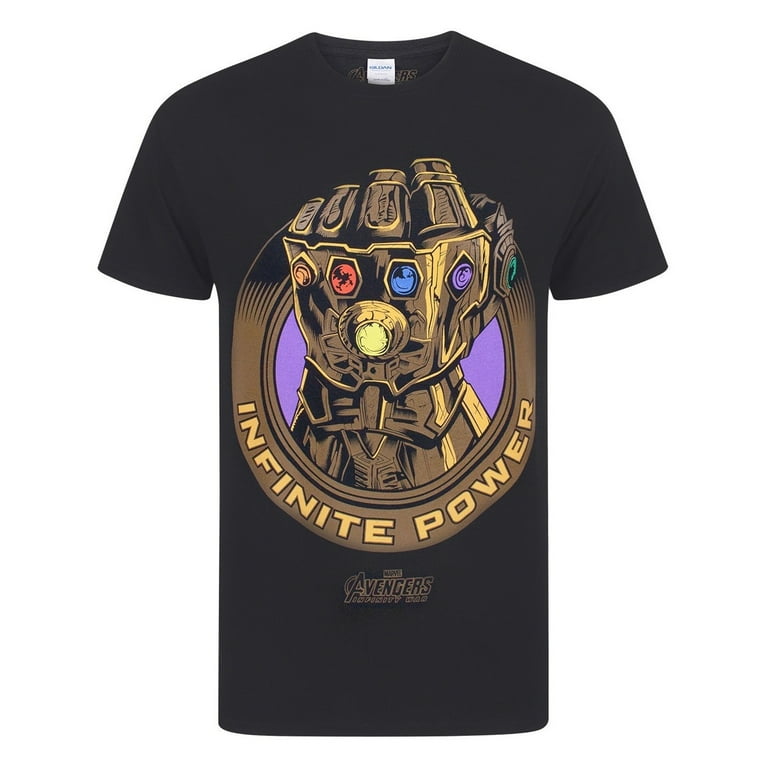 Marvel Avengers Infinity War Mens Thanos Infinity Gauntlet T Shirt