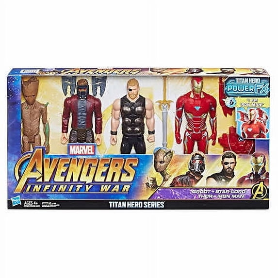 Marvel Avengers Infinity War Titan Hero 12" Figure 4-pack - Set 2