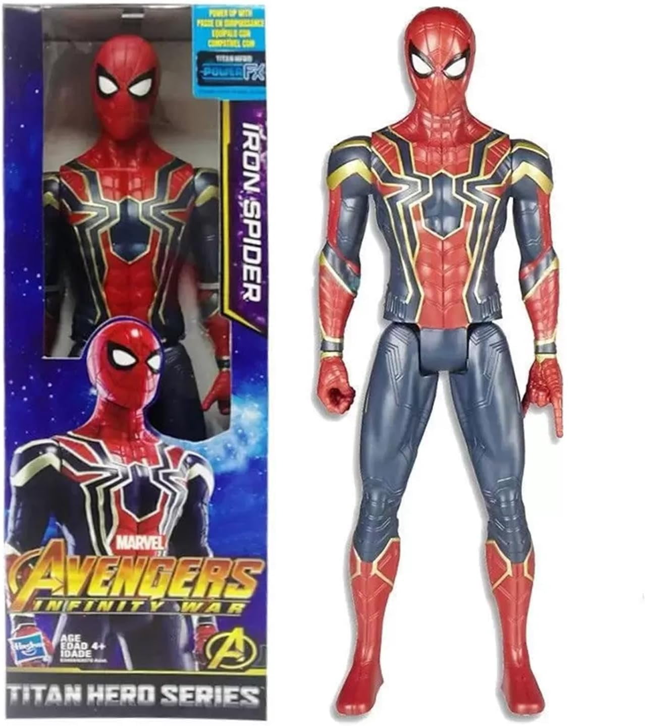 Marvel Iron Man Titan Hero Power FX – Figura 30cm Con Suoni E Luci Da Avengers Infinity War - 4