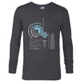 thumbnail image 1 of Marvel Avengers Iron Man Armor ARC Reactor Data Readout - Long Sleeve T-Shirt for Men - Customized-Charcoal Heather, 1 of 5