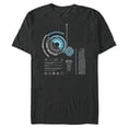 thumbnail image 1 of Marvel Avengers Iron Man Armor ARC Reactor Data Readout - Short Sleeve Blended T-Shirt for Adults - Customized-Dark Heather, 1 of 5