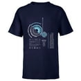 thumbnail image 1 of Marvel Avengers Iron Man Armor ARC Reactor Data Readout - Short Sleeve T-Shirt for Kids - Customized-Navy, 1 of 5