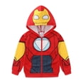 thumbnail image 1 of Marvel Avengers Iron Man Full Zip Up Hoodie (Boys), Sizes 2T-7, 1 of 4
