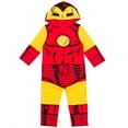 thumbnail image 1 of Marvel Avengers Iron Man Infant Baby Boys Zip Up Cosplay Coverall, 1 of 5