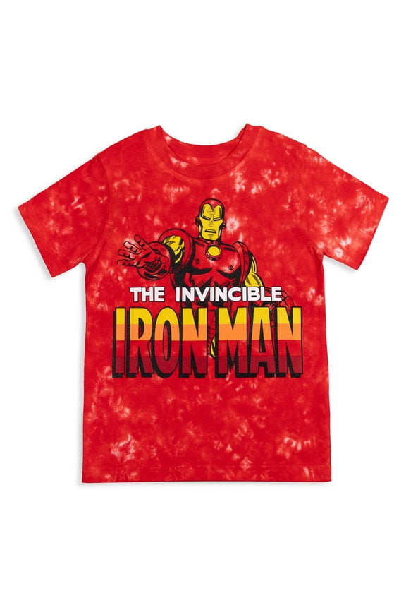 Avengers Iron Man Little Boys T-Shirt Little Kid to Big Kid
