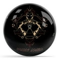 thumbnail image 1 of Marvel Avengers Iron Man Logos Undrilled Bowling Ball, 1 of 2