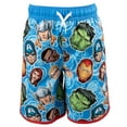 thumbnail image 1 of Marvel Avengers Iron Man Thor Captain America Toddler Boys Swim Trunks Toddler to Little Kid, 1 of 5