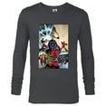 thumbnail image 1 of Marvel Avengers Kang the Conqueror Classic Comic Cover - Long Sleeve T-Shirt for Men - Customized-Charcoal Heather, 1 of 5