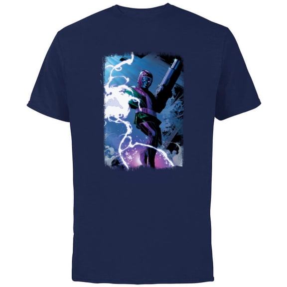 Marvel Avengers Kang the Conqueror Young Avengers #3 Comic - Short Sleeve Cotton T-Shirt for Adults - Customized-Navy