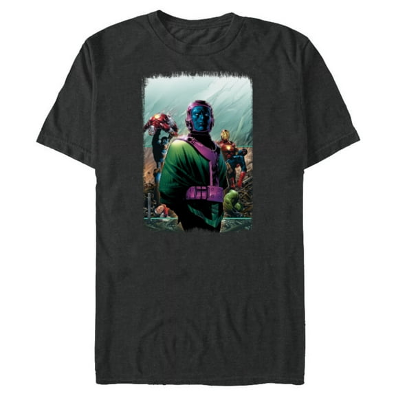 Marvel Avengers Kang the Conqueror Young Avengers #4 Cover - Short Sleeve Blended T-Shirt for Adults - Customized-Dark Heather