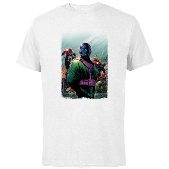 Marvel Avengers Kang the Conqueror Young Avengers #4 Cover - Short Sleeve Cotton T-Shirt for Adults - Customized-White
