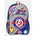 thumbnail image 1 of Marvel Avengers Unisex 17" Varsity-Themed "Avengers Assemble" Backpack, Navy, 1 of 4