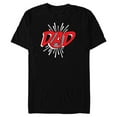 thumbnail image 1 of Marvel Avengers Logo Dad Father's Day - Short Sleeve Blended T-Shirt for Adults - Customized-Black, 1 of 5