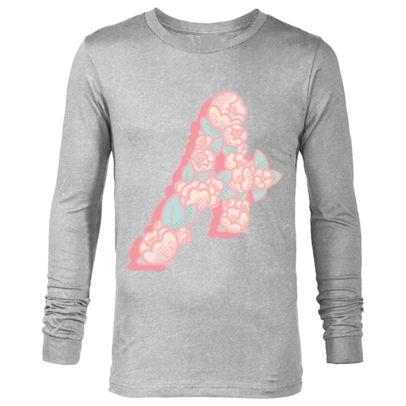 Marvel Avengers Logo Floral - Long Sleeve T-Shirt for Men – Customized-Athletic Heather