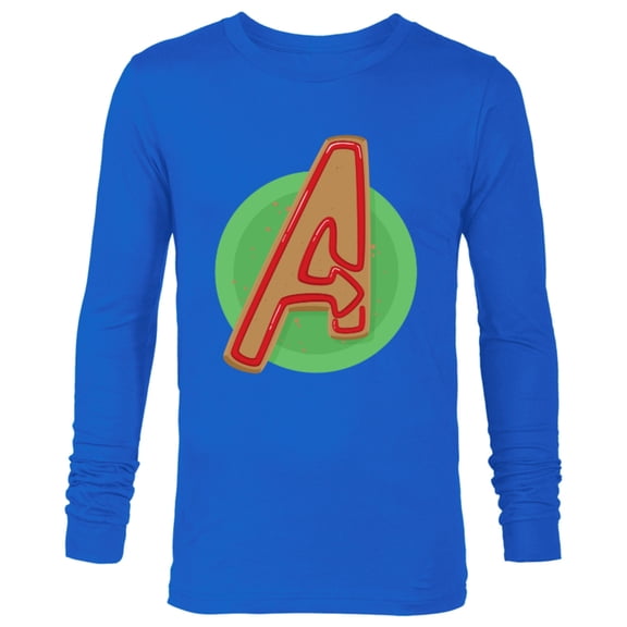 Marvel Avengers Logo Gingerbread Cookie Holiday - Long Sleeve T-Shirt for Men – Customized-Royal