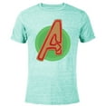 thumbnail image 1 of Marvel Avengers Logo Gingerbread Cookie Holiday - Short Sleeve Blended T-Shirt for Adults – Customized-Ocean Blue, 1 of 5
