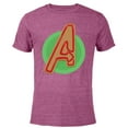 thumbnail image 1 of Marvel Avengers Logo Gingerbread Cookie Holiday - Short Sleeve Blended T-Shirt for Adults – Customized-Purple, 1 of 5