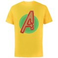 thumbnail image 1 of Marvel Avengers Logo Gingerbread Cookie Holiday - Short Sleeve Cotton T-Shirt for Adults - Customized-Yellow, 1 of 5