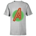 thumbnail image 1 of Marvel Avengers Logo Gingerbread Cookie Holiday - Short Sleeve T-Shirt for Kids – Customized-Athletic Heather, 1 of 5