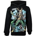 thumbnail image 1 of Marvel Avengers Loki Little Boys Pullover Hoodie Little Kid to Big Kid, 1 of 5