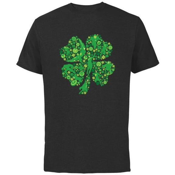 Marvel Avengers Lucky Shamrock St. Patrick's Day - Short Sleeve Cotton T-Shirt for Adults - Customized-Black