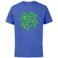 thumbnail image 1 of Marvel Avengers Lucky Shamrock St. Patrick's Day - Short Sleeve Cotton T-Shirt for Adults - Customized-Royal Heather, 1 of 5