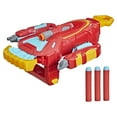 thumbnail image 1 of Marvel Avengers: Mech Strike Iron Man Strikeshot Gauntlet Kids Toy Action Figure for Boys and Girls with 3 Darts (2”), 1 of 11