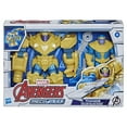 thumbnail image 1 of Marvel: Avengers Mech Strike Thanos Kids Toy Action Figure Set for Boys and Girls Ages 4 5 6 7 8 and Up, 2 Pieces, 1 of 5