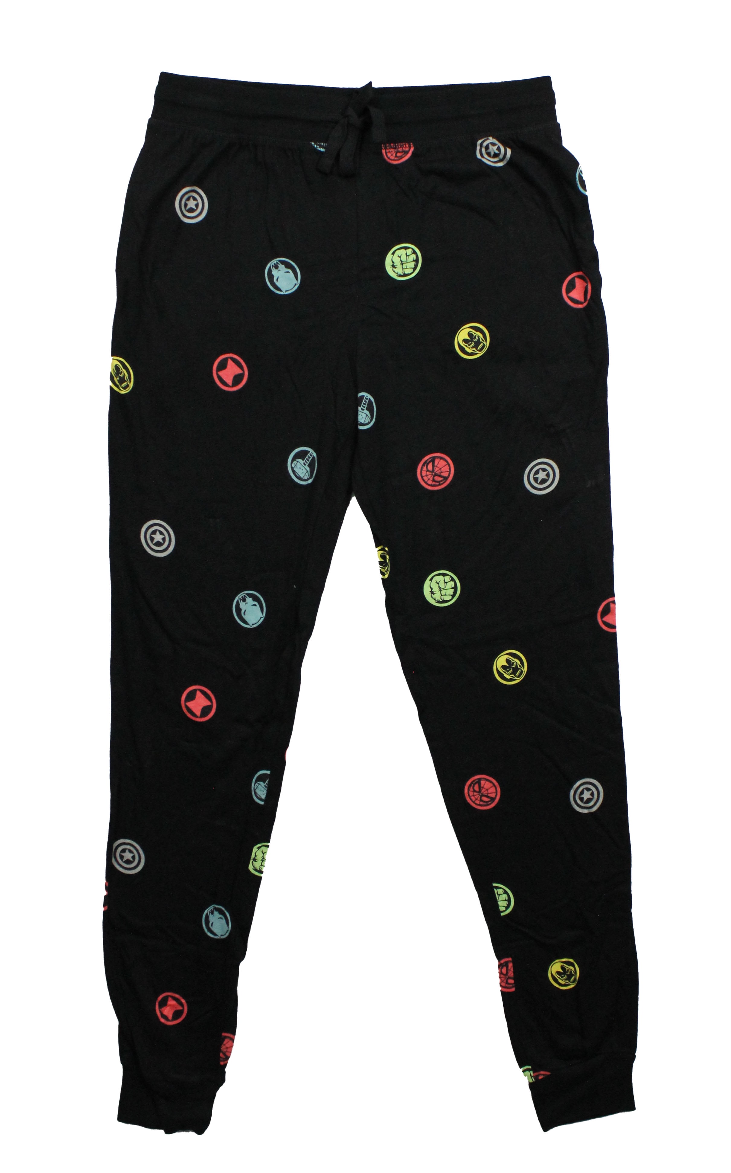 Marvel Avengers Mens Icons Logos Tossed Lounge Pants Sleep Pants Pajama ...