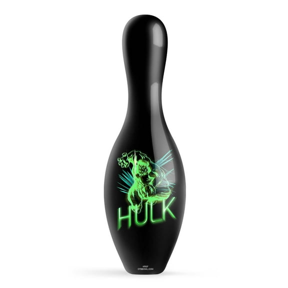 Marvel Avengers Neon Hulk Official Size and Weight Bowling Pin