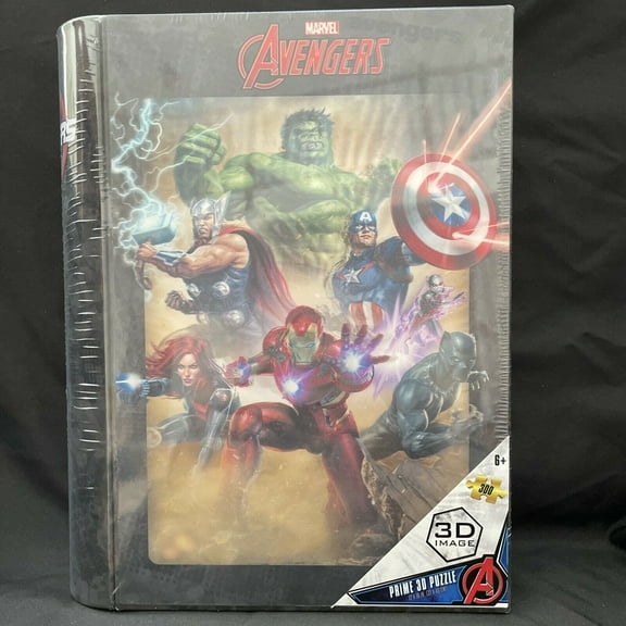 Marvel Avengers Prime 300 Piece 3D Puzzle 12x18 In Collector Tin Box