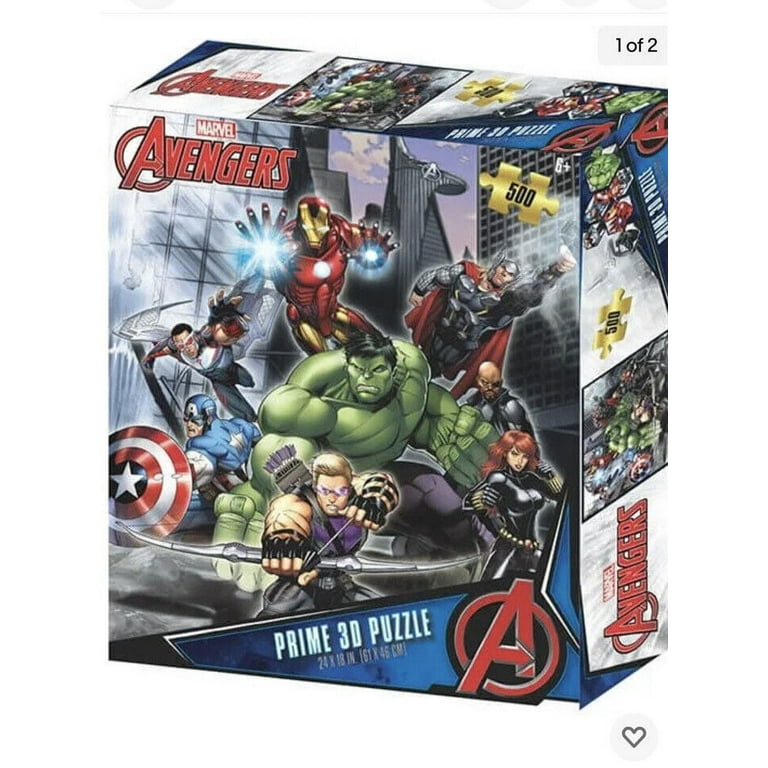 Marvel Avengers Prime 500 Piece 3D Puzzle 24x18