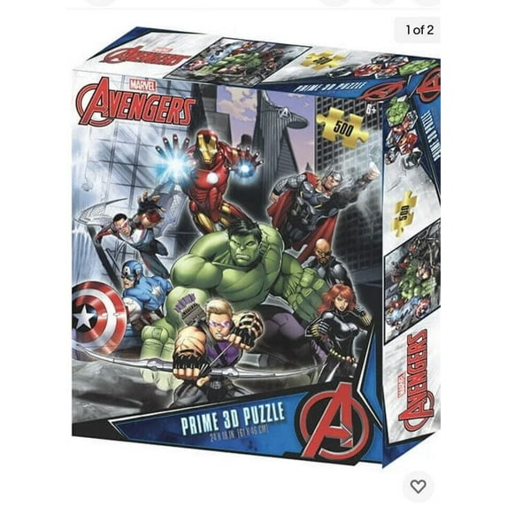 Marvel Avengers Prime 500 Piece 3D Puzzle 24"x18"