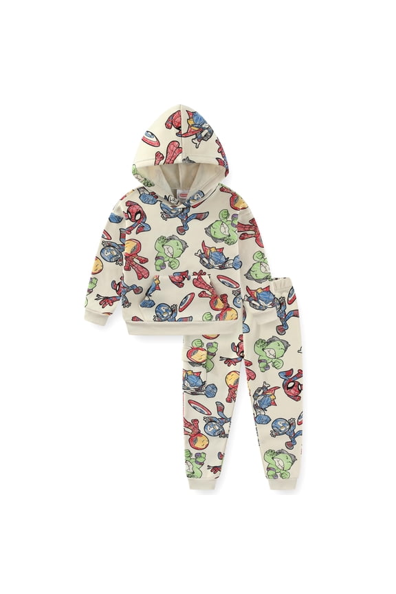 Avengers Pullover Hoodie and Pants Set (Boys), 2 Piece Set, Sizes 3T-7
