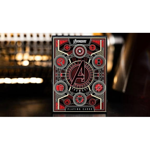 Marvel Avengers: Red Edition Playing Cards by theory11