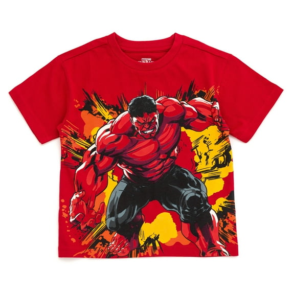 Marvel Avengers Red Hulk Matching Family T-Shirt Toddler to Big Kid