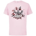 thumbnail image 1 of Marvel Avengers Red and Gray Stylized Cute New Year 2024 - Short Sleeve Cotton T-Shirt for Adults - Customized-Soft Pink, 1 of 5