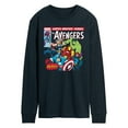 thumbnail image 1 of Marvel - Avengers Retro Comic - Men's Long Sleeve Graphic T-Shirt, 1 of 4