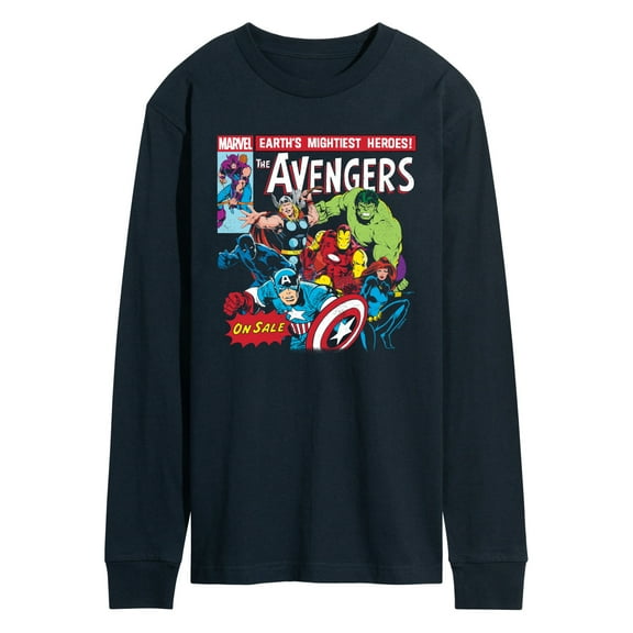 Marvel - Avengers Retro Comic - Men's Long Sleeve Graphic T-Shirt